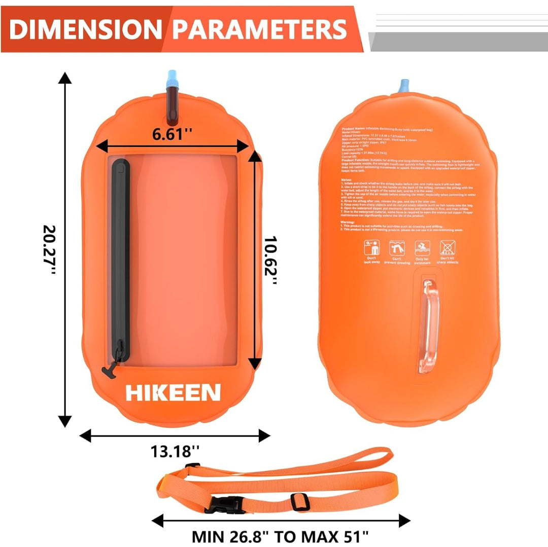 Hikeen Swim Buoy W/ Storage