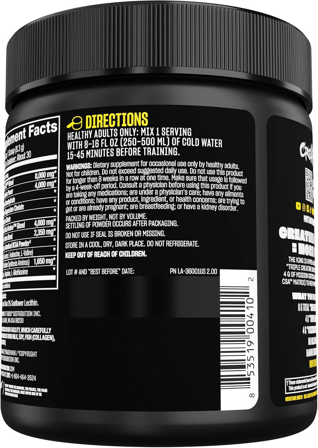 Mutant Creaking Creatine Cx8