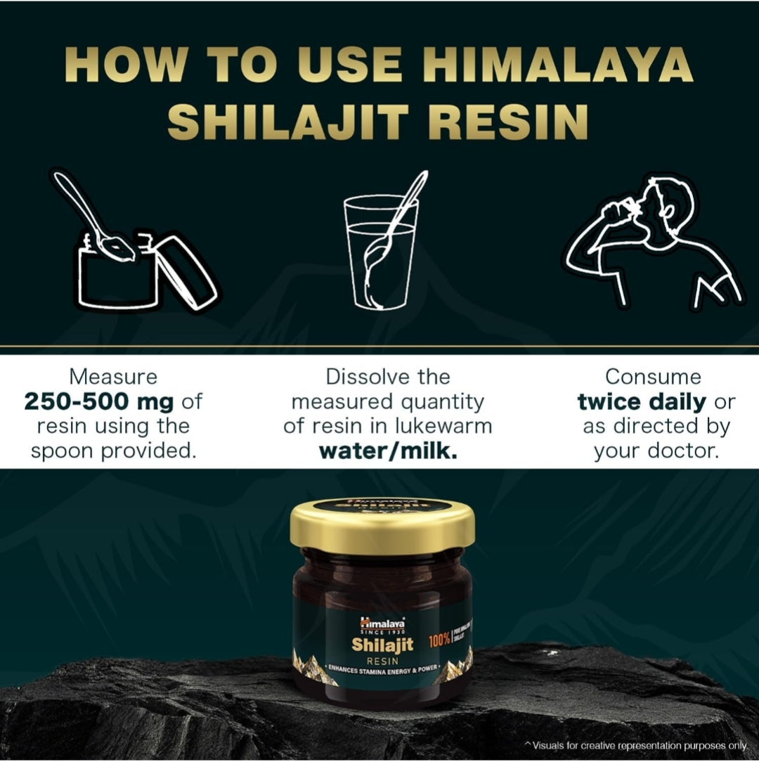 Himalaya Shilajit Resin | 20 g | Enhances Stamina, Energy, and Power | 100% Pure Himalayan *Shilajit