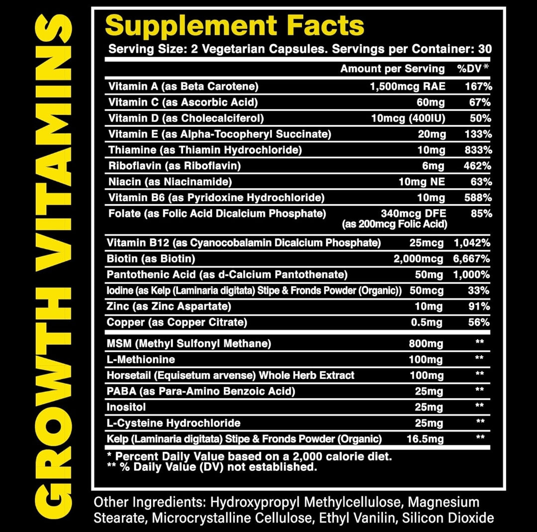 The Beard Club - Biotin Beard Growth Vitamins