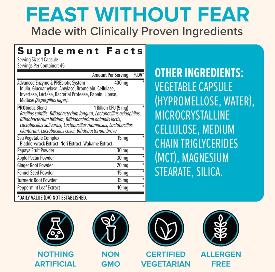 Zenwise Digestive Enzymes (Plus fast acting probiotics)