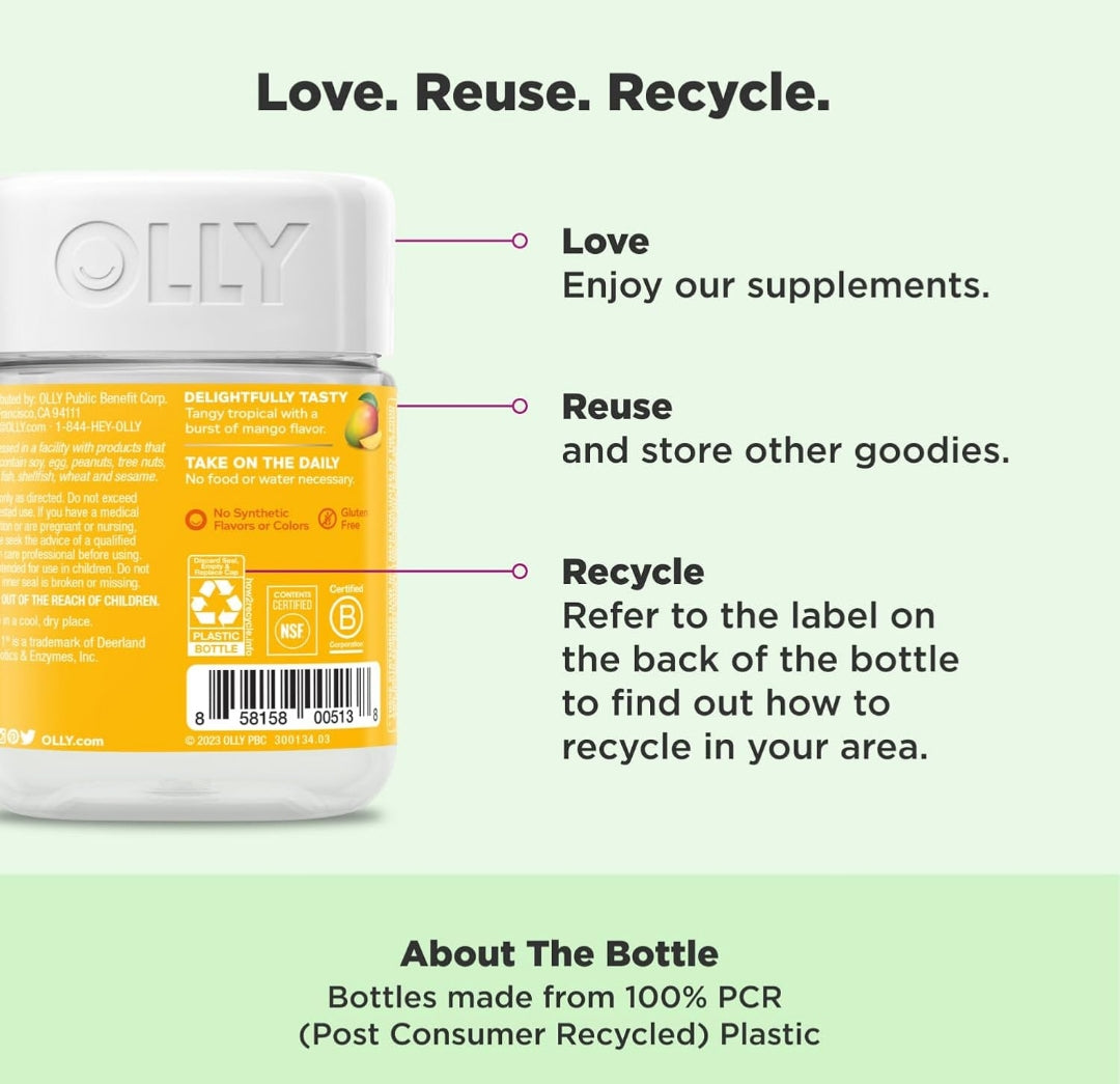 Olly Probiotic (1 Billion CFU)