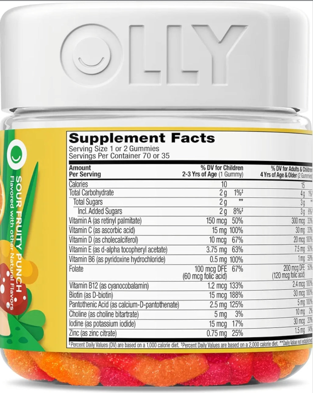 Olly kids Multivitamin Gummy Worms