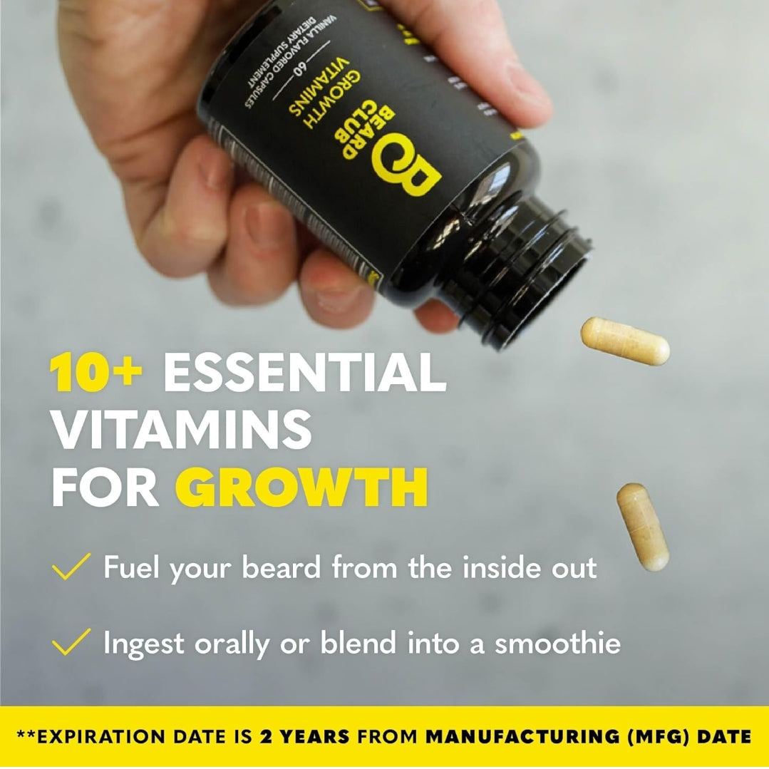 The Beard Club - Biotin Beard Growth Vitamins