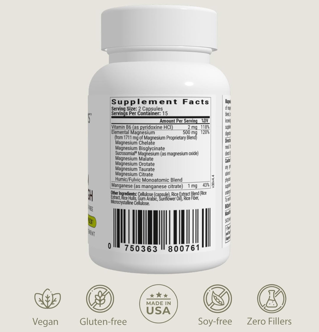 BIOptimizers Magnesium Breakthrough Supplement 4.0-7 Forms Magnesium Glycinate