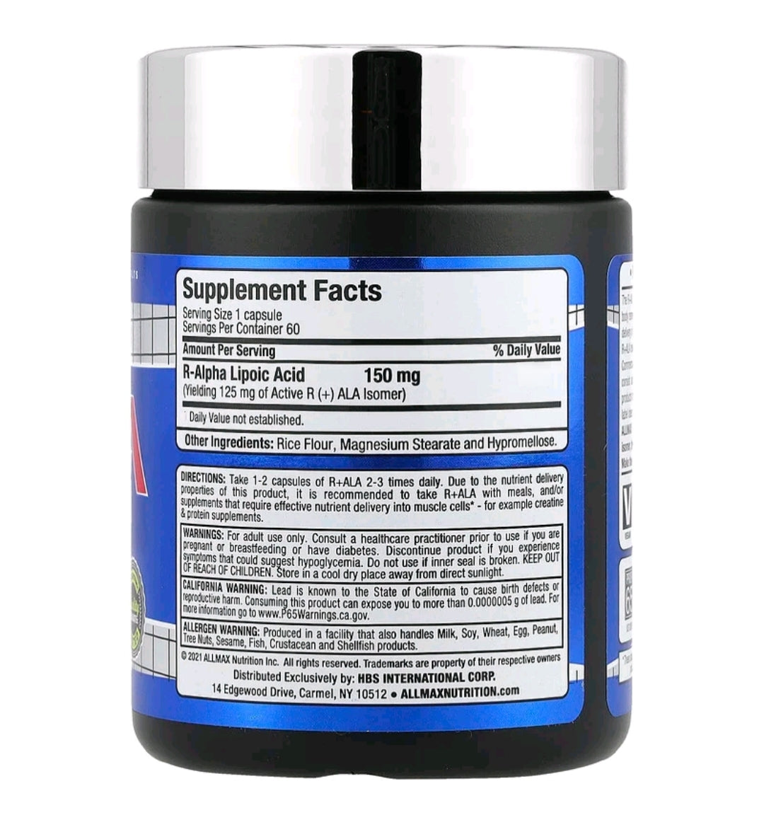 Allmax R+ALA, 150 mg