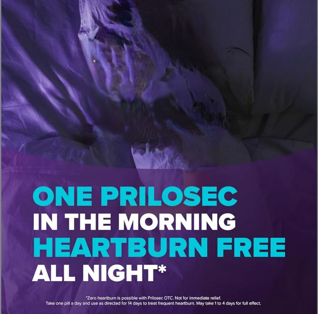 Prilosec OTC, Omeprazole Delayed Release 20mg, Acid Reducer