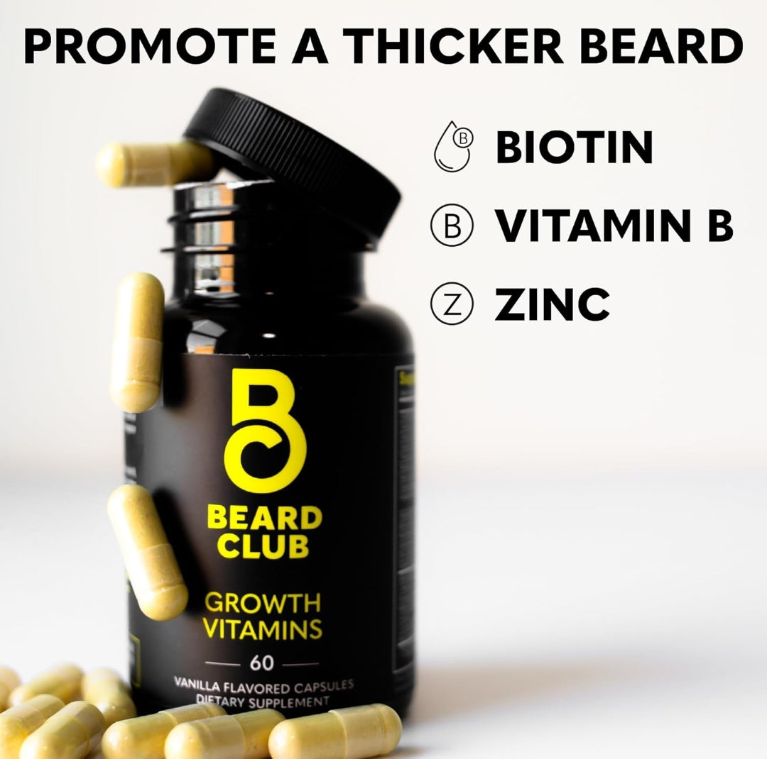 The Beard Club - Biotin Beard Growth Vitamins