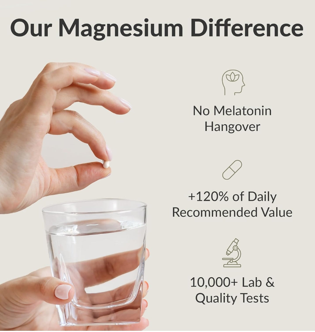 BIOptimizers Magnesium Breakthrough Supplement 4.0-7 Forms Magnesium Glycinate