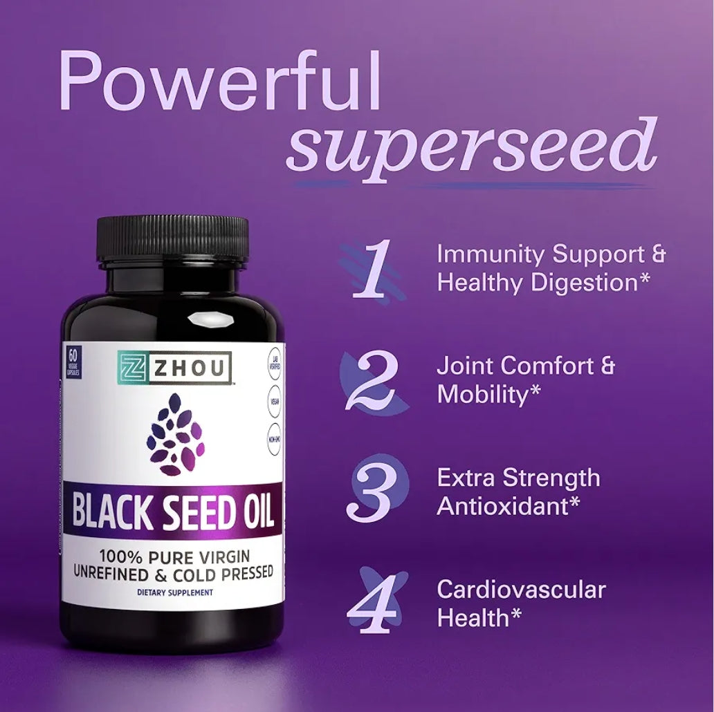 ZHOU Black Seed Oil Capsules