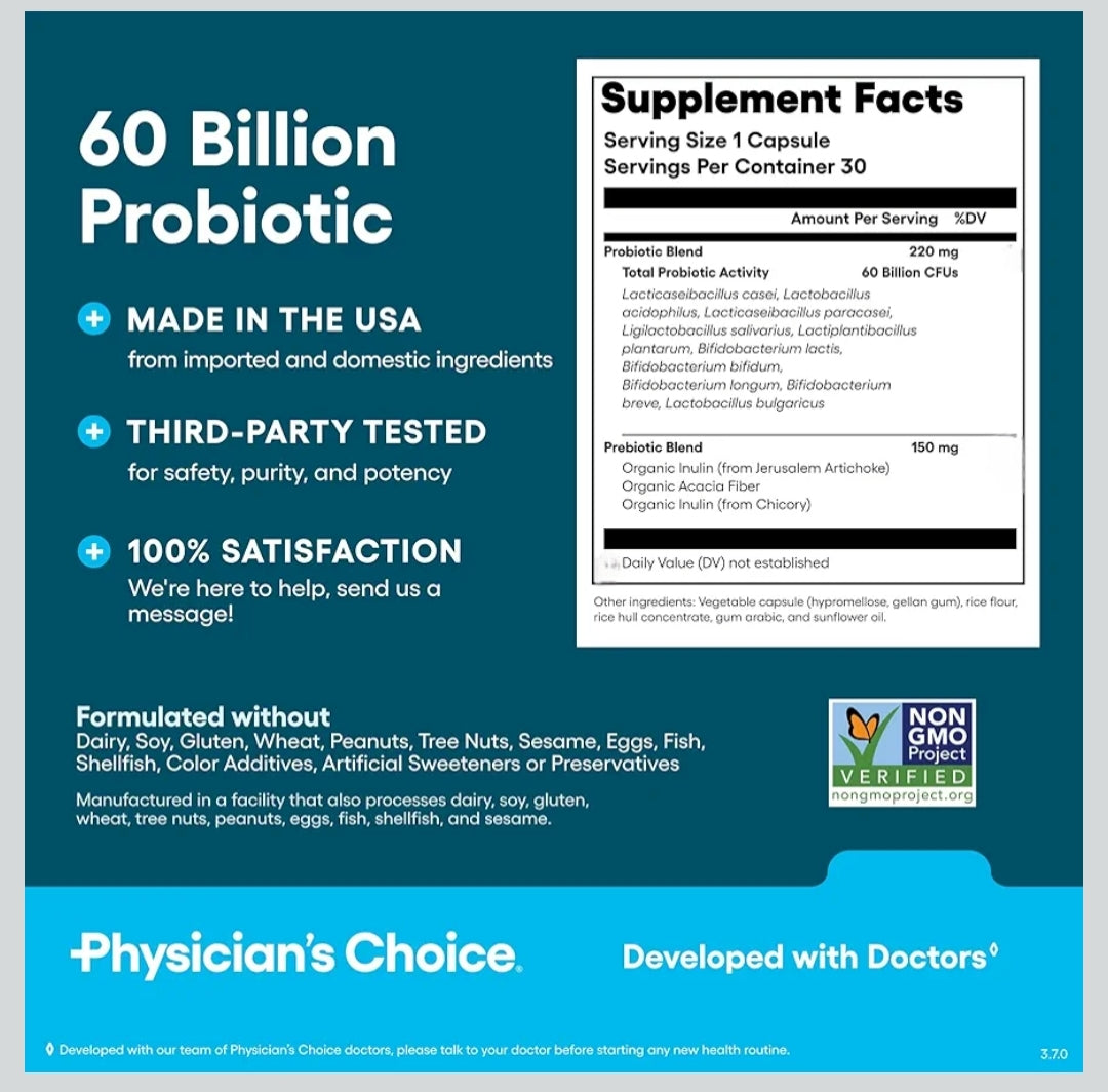 Physician's Choice 60 Billion Probiotic