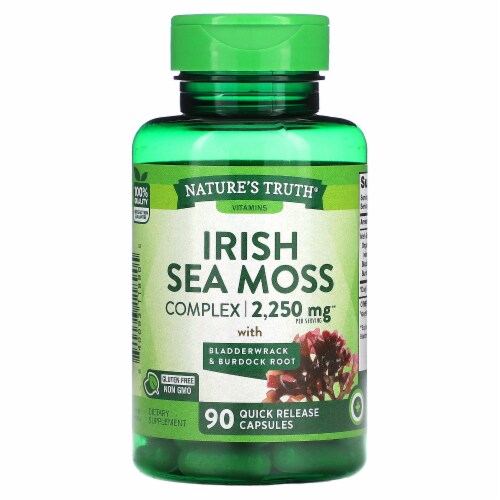 Irish Sea Moss Complex with Bladderwrack & Burdock Root, 2,250 mg