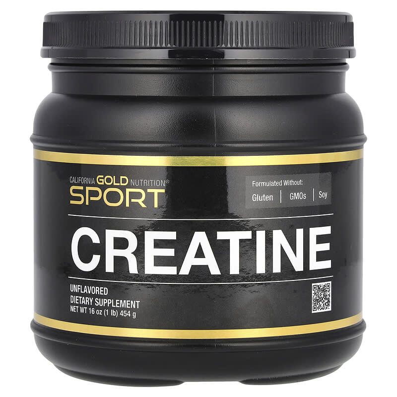 California Gold nutrition,Sport, Creatine Monohydrate, Unflavored, 1 lb (454 g)