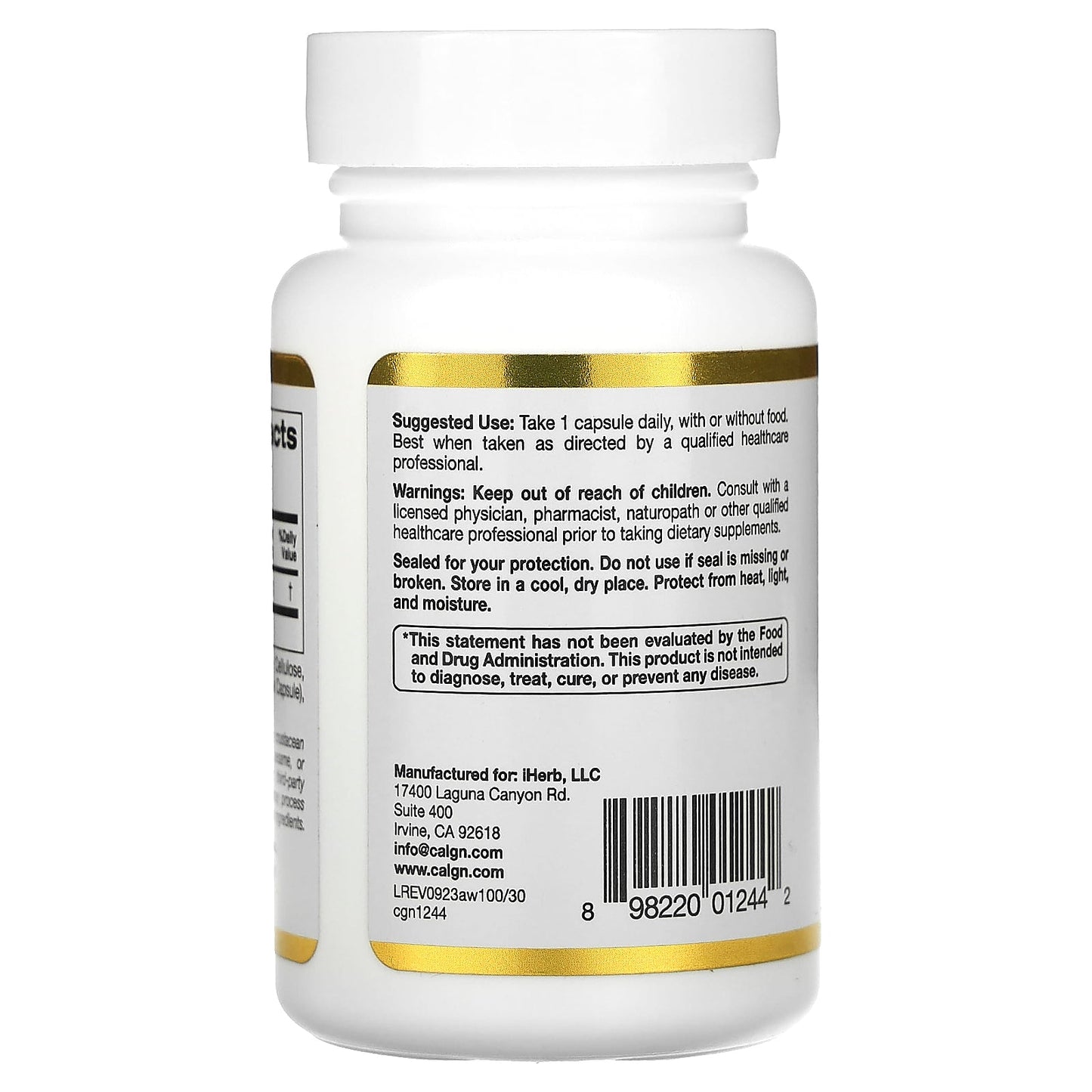California Gold nutrition L-Theanine, Featuring AlphaWave