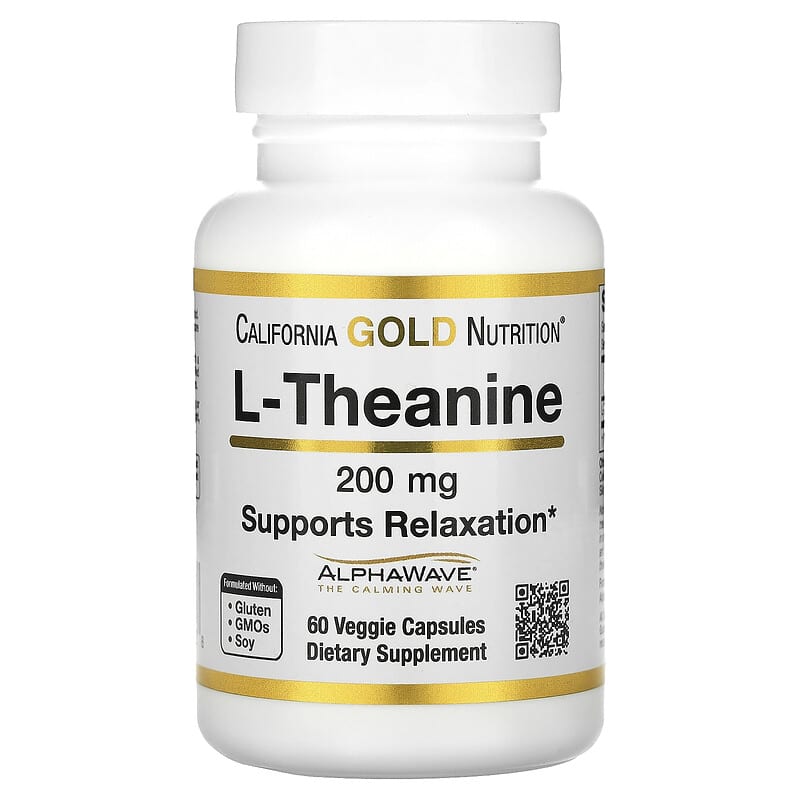California Gold nutrition L-Theanine, Featuring AlphaWave