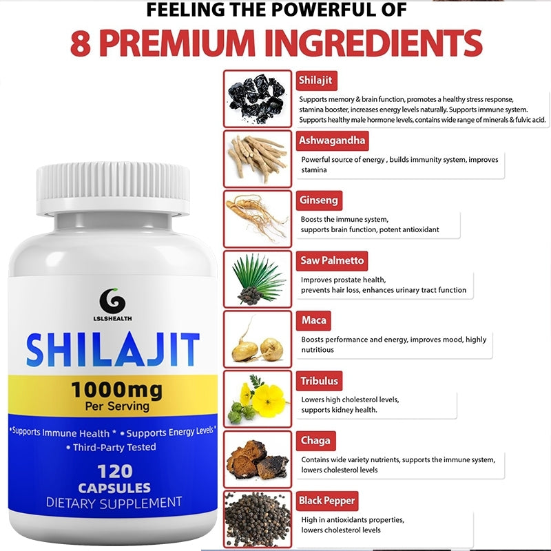 Ls Health shilajit capsules 1000mg