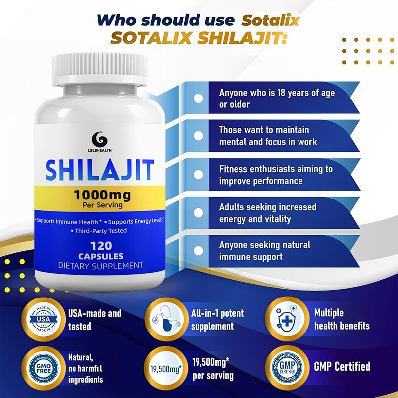 Ls Health shilajit capsules 1000mg