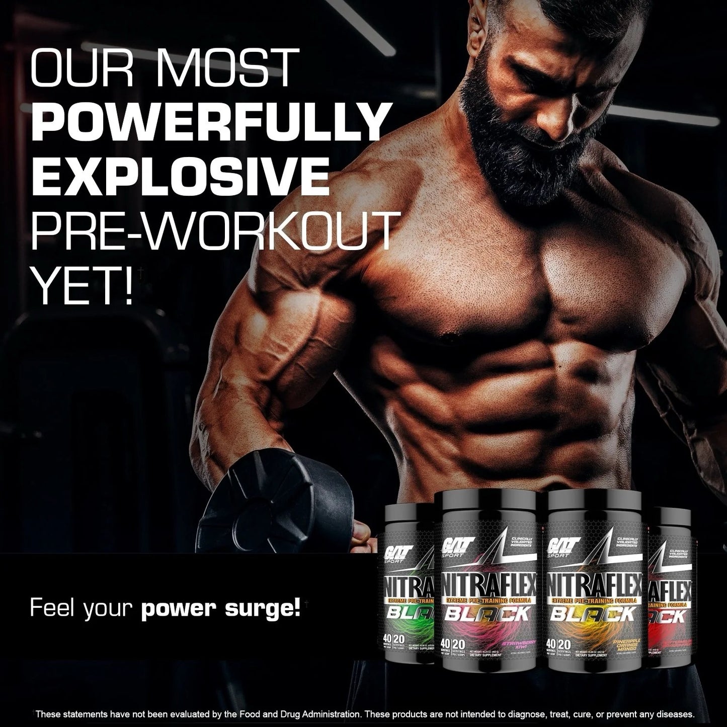 NITRAFLEX BLACK<br> Extreme Pre-Training Formula