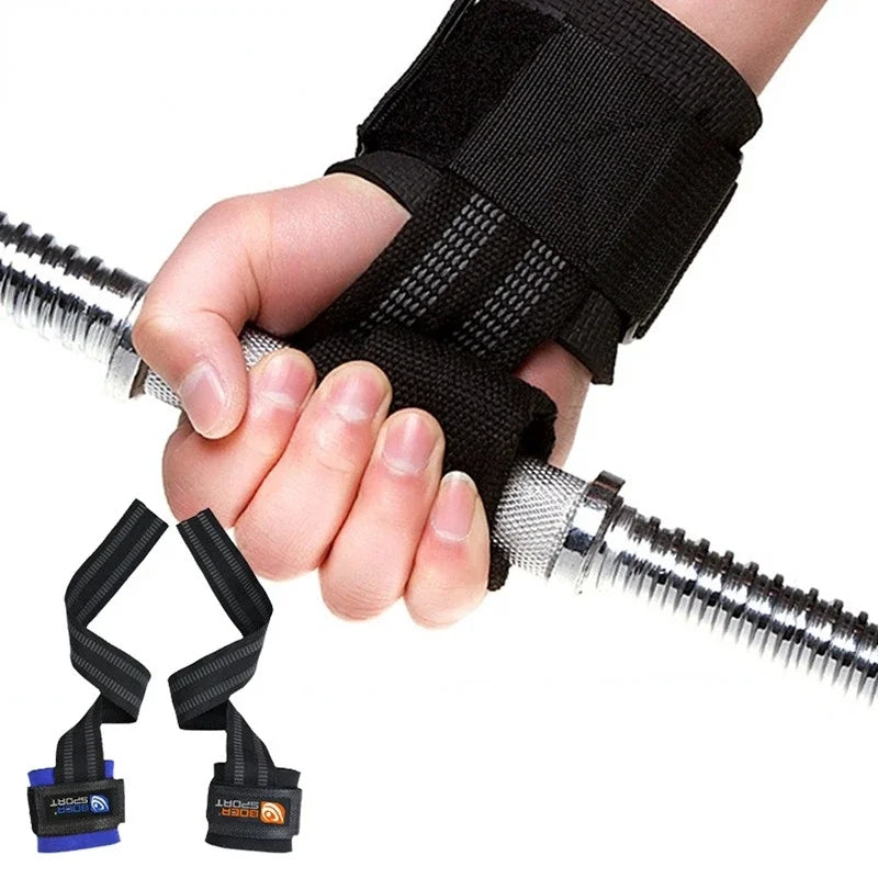 LIFTING STRAPS WITH WRIST PADS