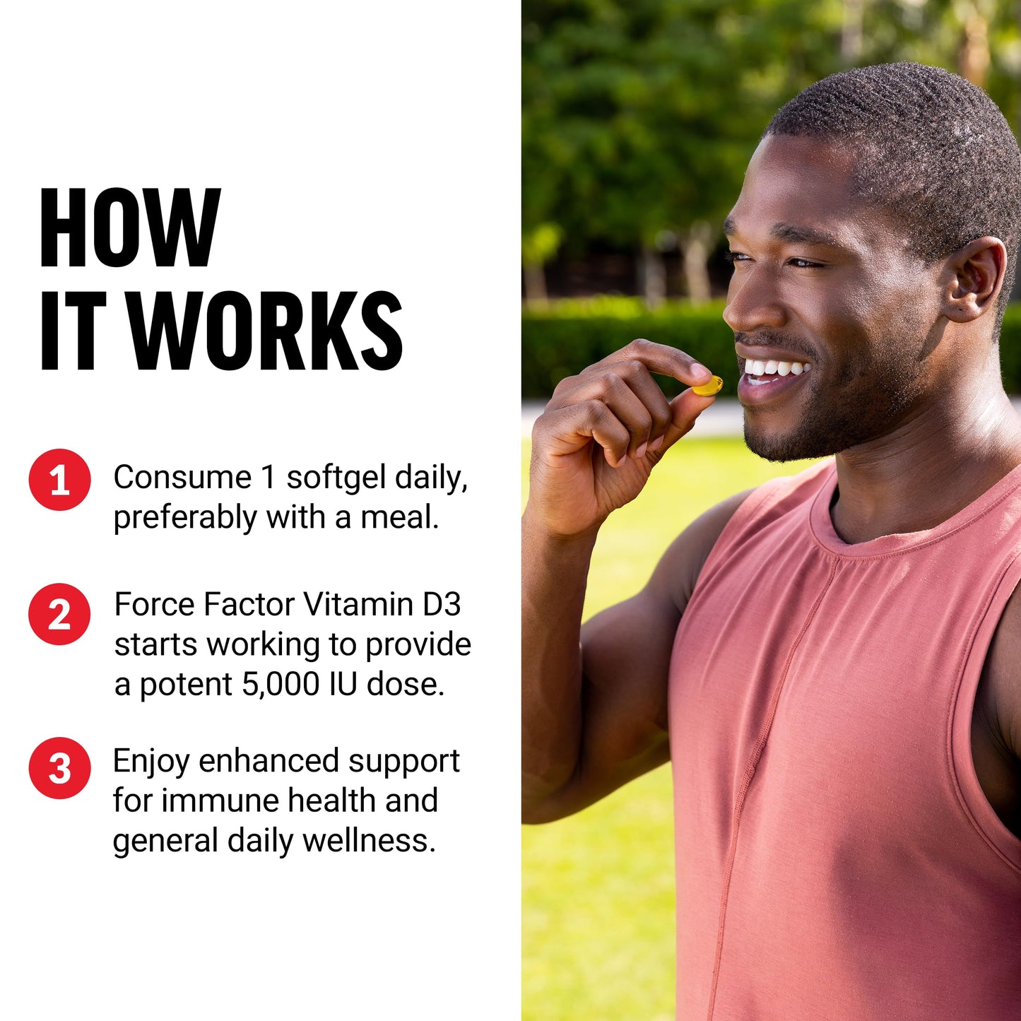Force factor vitamin D3 Capsules