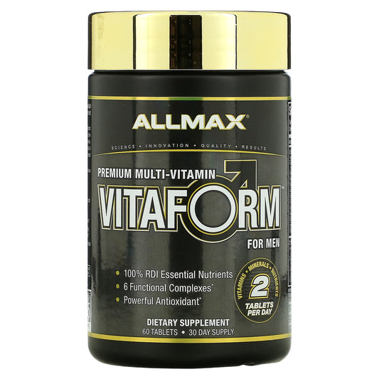 Allmax Vitaform, Premium Multi-Vitamin For Men, 60 Tablets