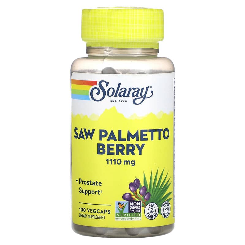 Saw Palmetto Berry, 1,110 mg, (555 mg per Capsule)