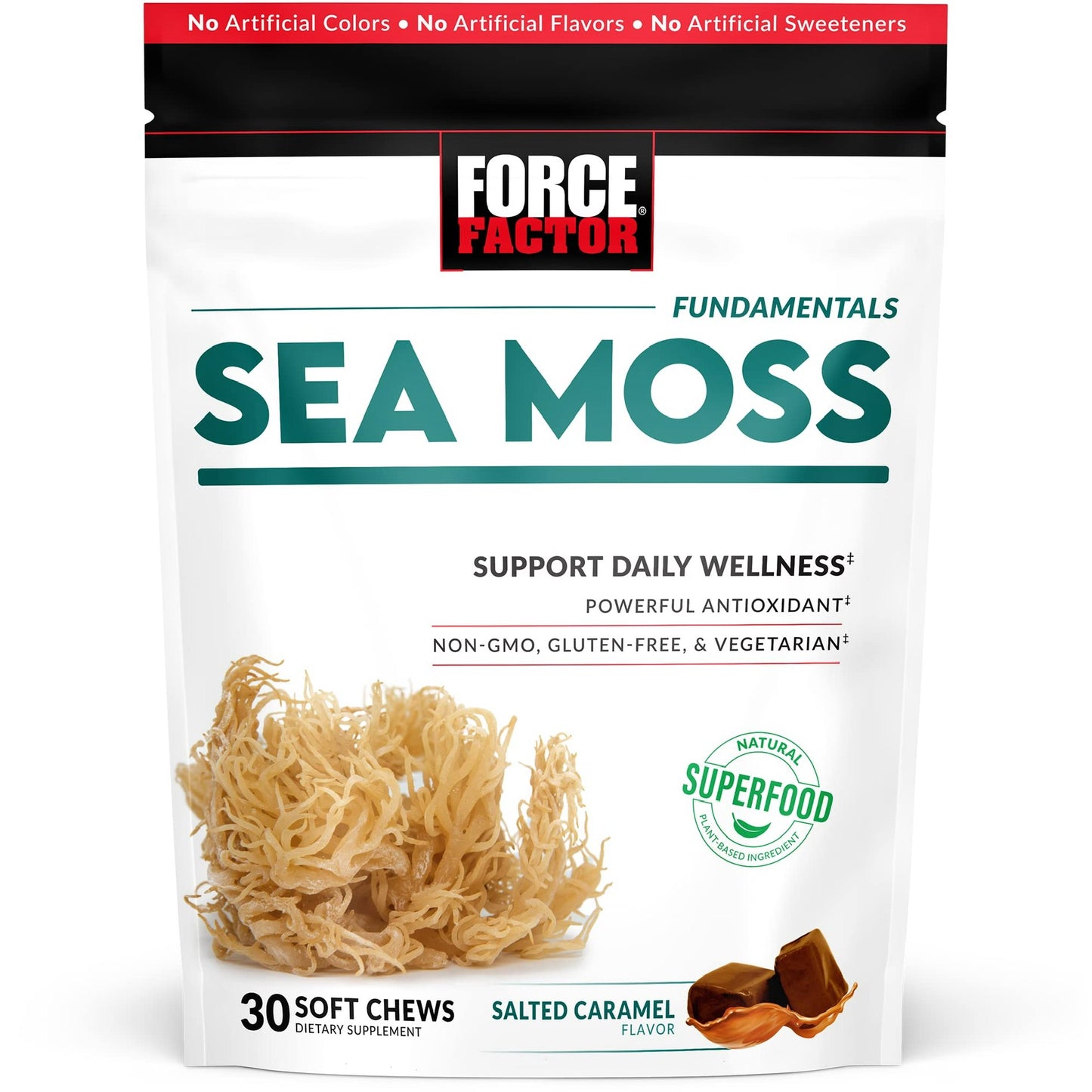 Fundamentals, Sea Moss, Salted Caramel, 30 Soft Chews