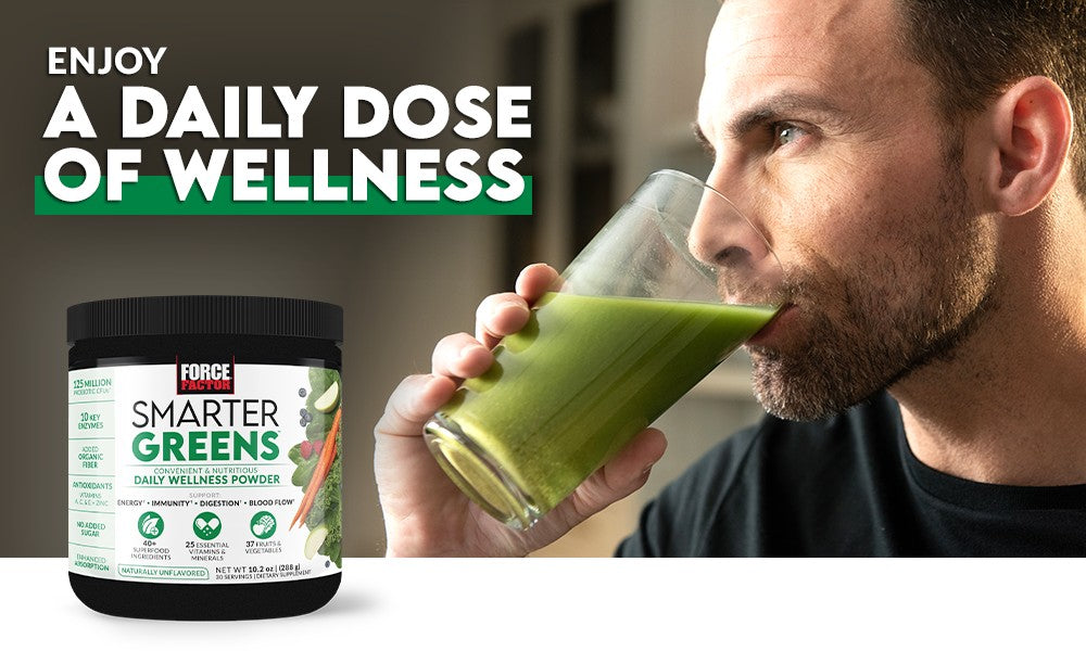 Force Factor Smarter Greens Daily Wellness Powder