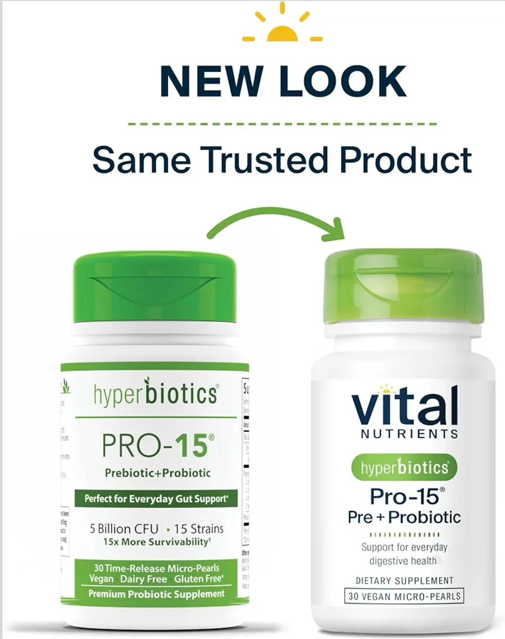 Hyperbiotics Vital Nutrients Pro-15 Prebiotics and Probiotics | 15 Science Backed Strains |