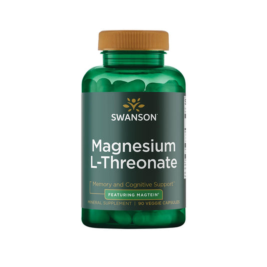 Swanson Magnesium L-Threonate, Veggie Capsules