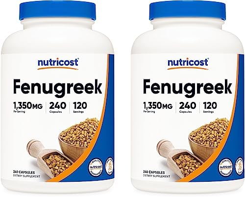 Fenugreek, 1,350 mg, (675 mg per Capsule)