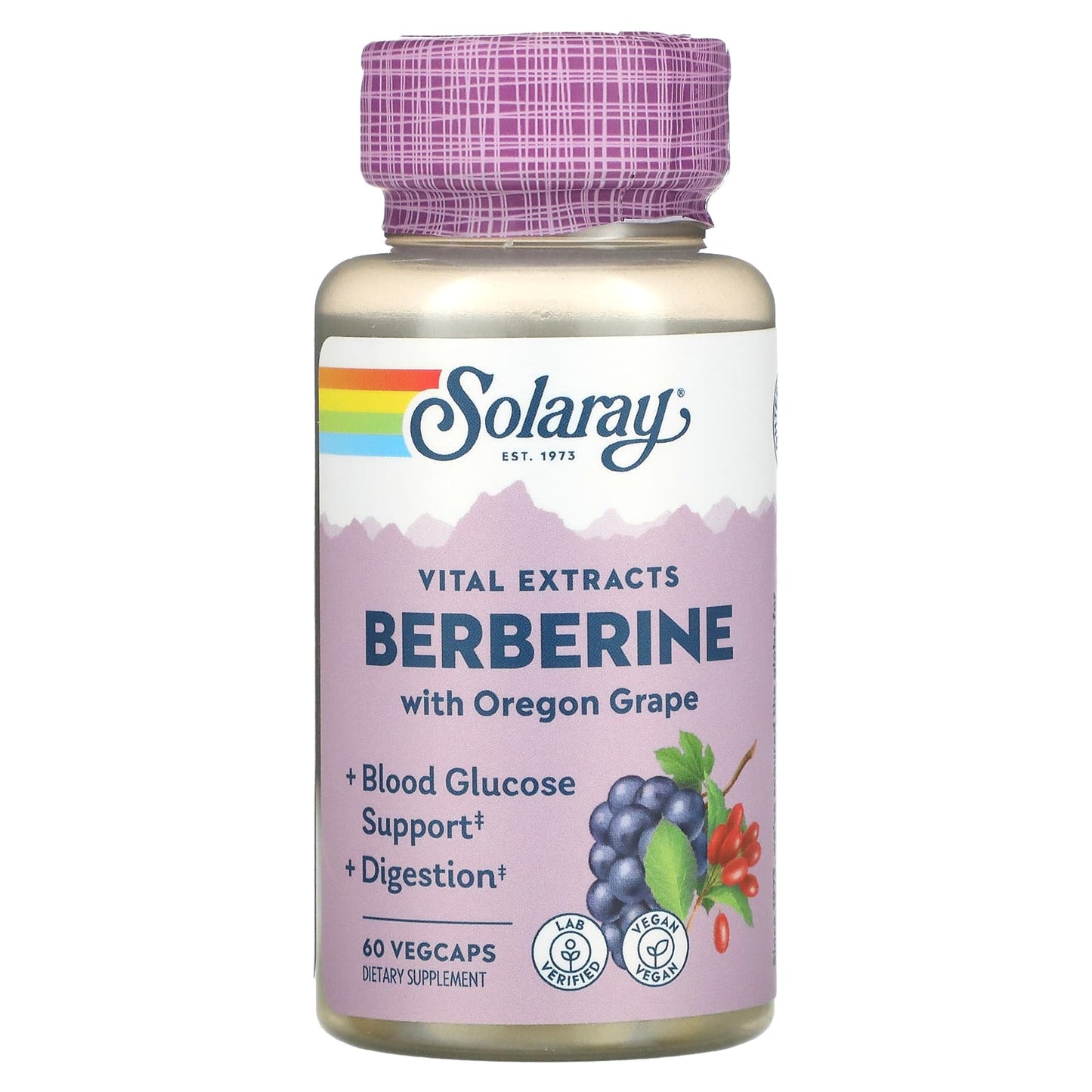 Solaray Berberine (250mg)with Oregon Grape (285mg), VegCaps