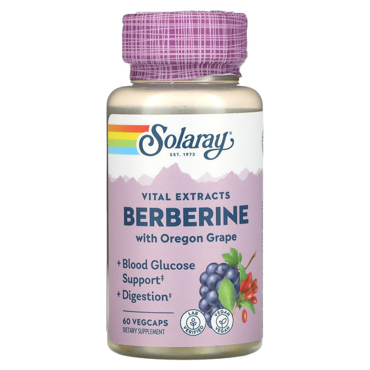 Solaray Berberine (250mg)with Oregon Grape (285mg), VegCaps