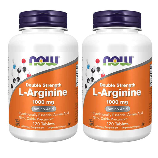 Now Foods L-Arginine, Double Strength, 1,000 mg,