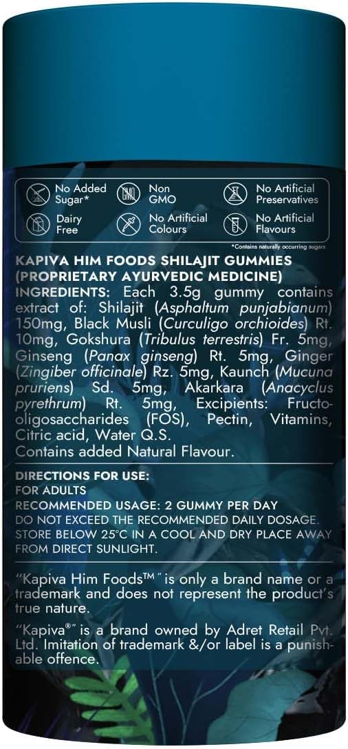 Kapiva Shilajit Plus Gummies