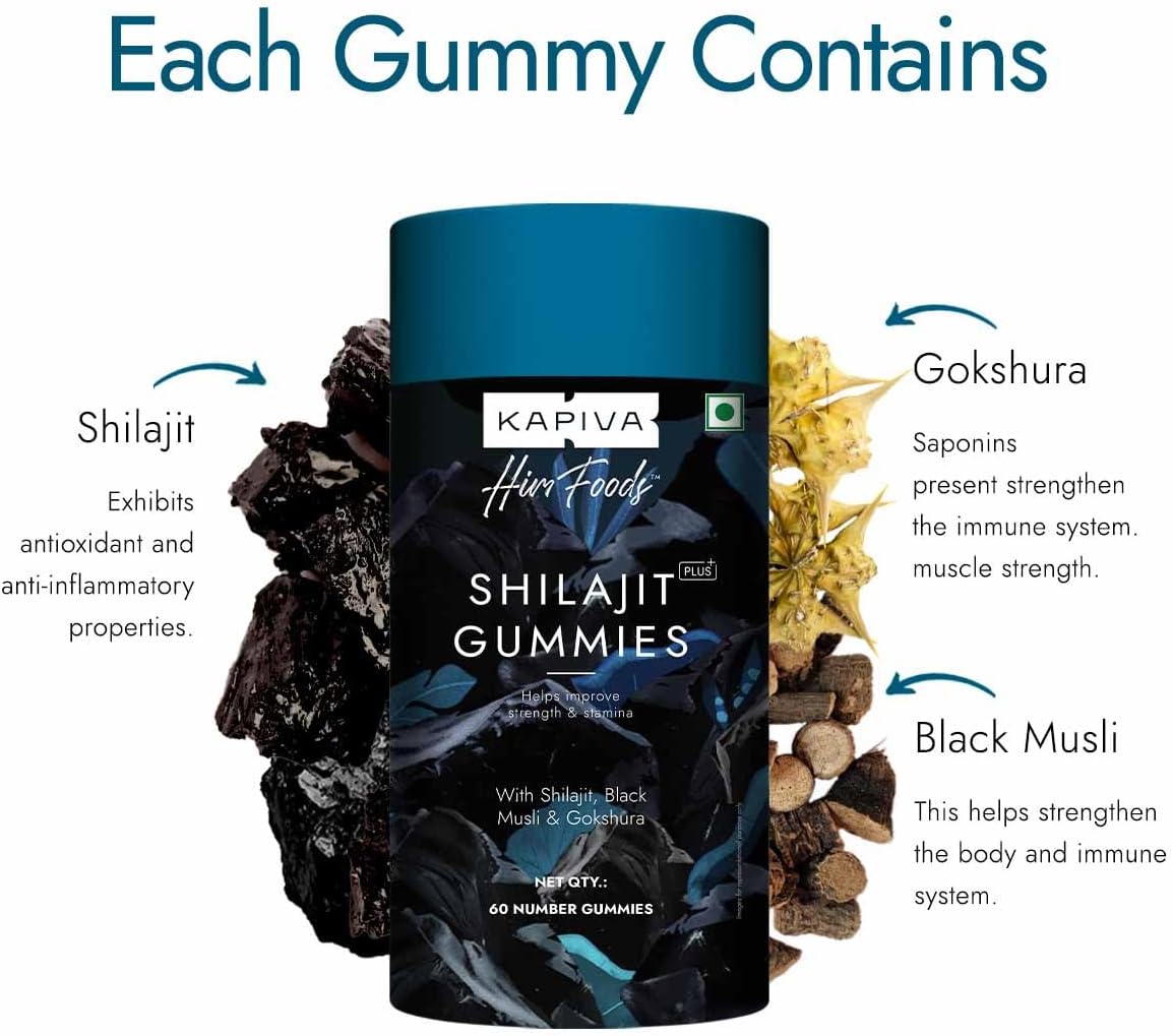 Kapiva Shilajit Plus Gummies