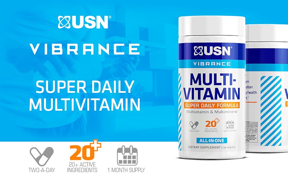 USN Multivitamin Super Daily Formula - 60 Tablets