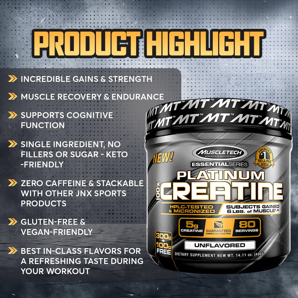 Muscle tech Essential Series, Platinum 100% Creatine