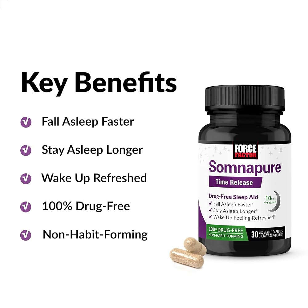 Somnapure Time Release Melatonin, 10 mg