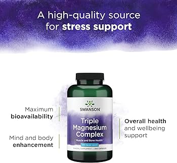 Swanson Triple Magnesium Complex, 400 mg