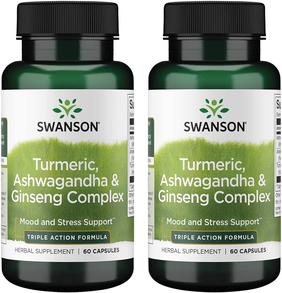 Swanson Turmeric, Ashwagandha & Ginseng Complex