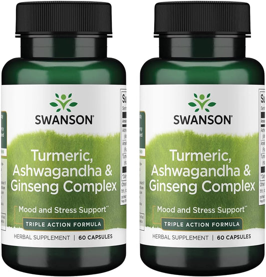 Swanson Turmeric, Ashwagandha & Ginseng Complex
