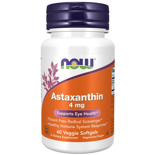 Now foods Astaxanthin, 4 mg,  Veggie Softgels