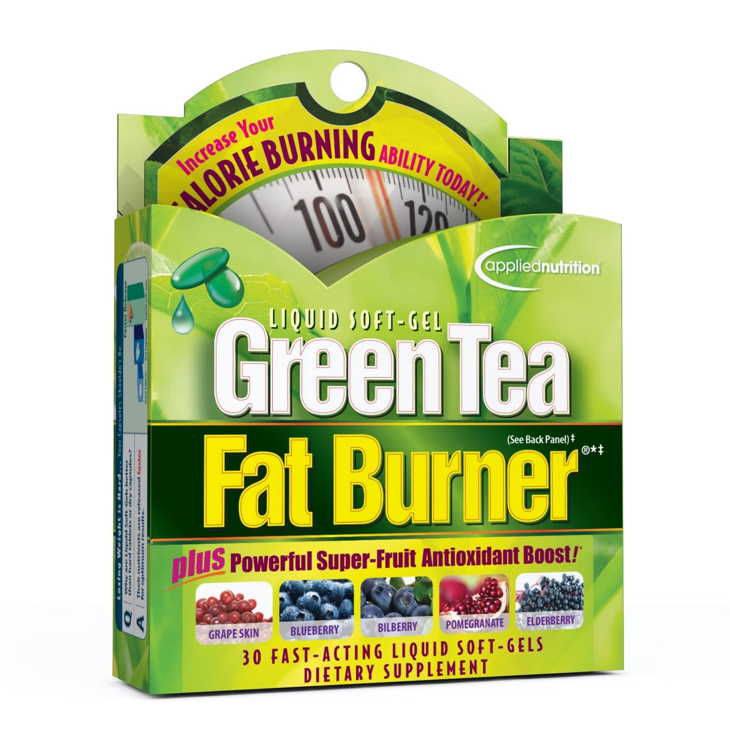 Green Tea Fat Burner, 30 Fast-Acting Liquid Soft-Gels