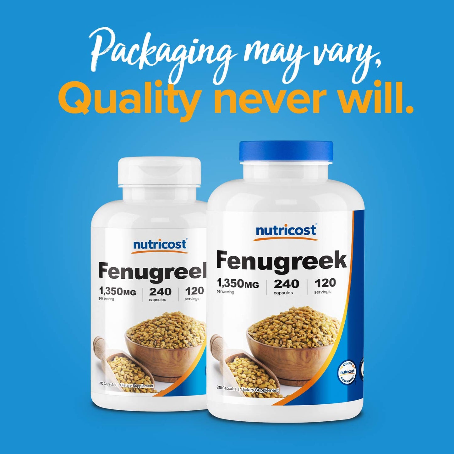 Fenugreek, 1,350 mg, (675 mg per Capsule)
