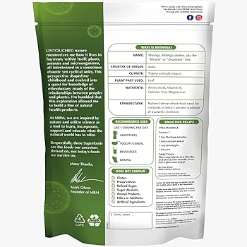 MRM Nutrition Organic Moringa Powder