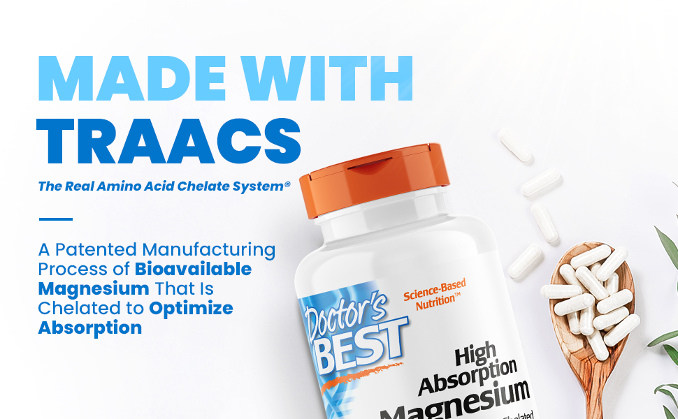 Doctor's best High absorption Magnesium 100 mg / 200 mg