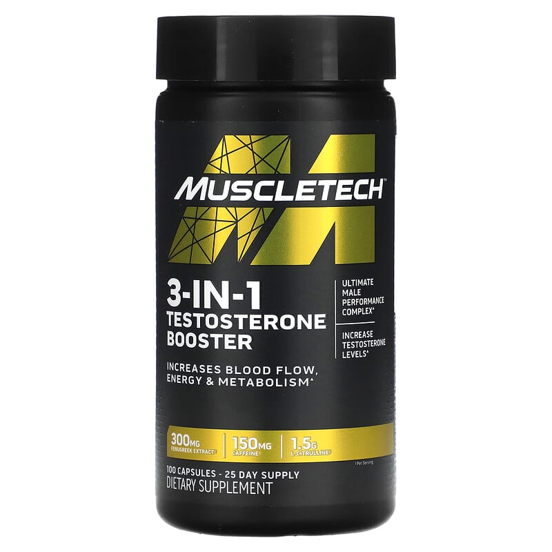 MuscleTech 3-in-1 Testosterone Booster