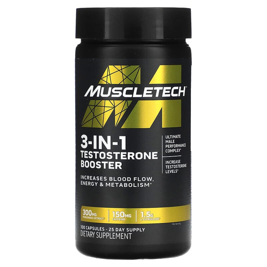 MuscleTech 3-in-1 Testosterone Booster