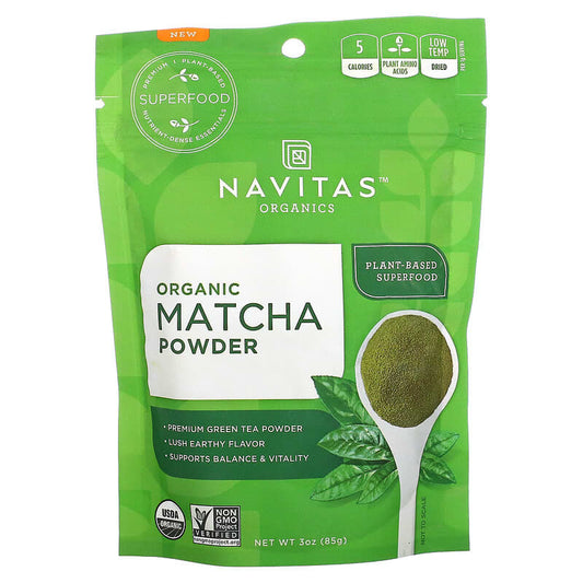 Navitas Organic Matcha Powder, 3 oz (85 g)
